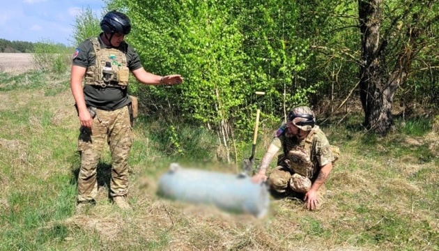 На Житомирщині вибухотехніки знищили бойові частини російських крилатих ракет