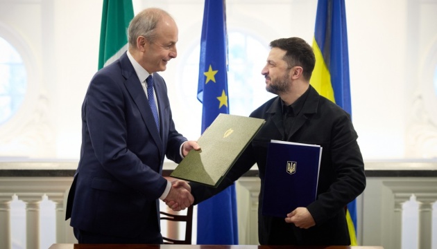 Україна та Ірландія затвердили дорожню карту партнерства на п'ять років