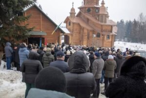 Трускавець попрощався з Героєм Іваном Скалеєм / Фото: відкриті джерела