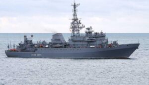 У соцмережі показали фото російського корабля «Іван Хурс» після атаки ЗСУ у 2024 році